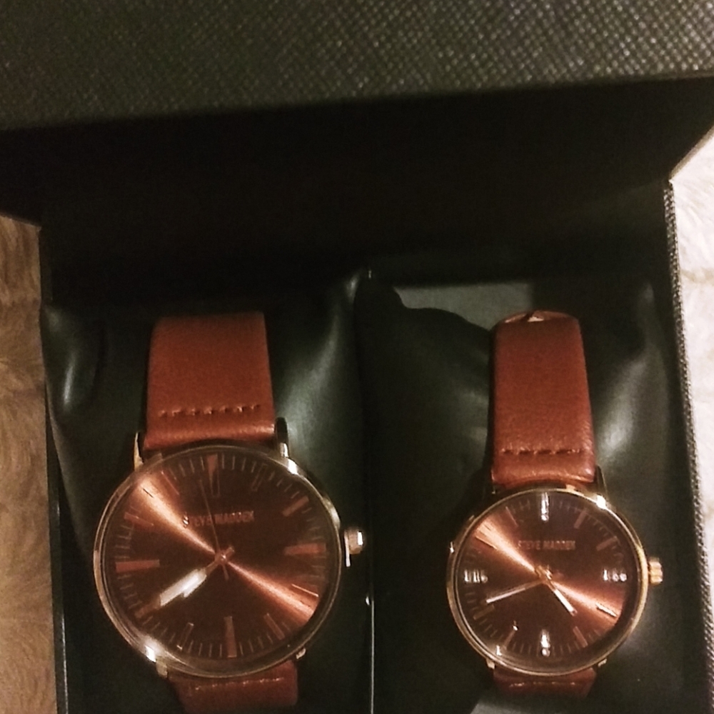 His and Hers watches Steve Madden